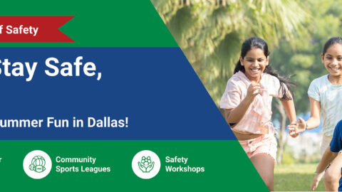 Dallas Mayor Eric L. Johnson, Chief Garcia, city leaders and DISD officials launch third annual Summer of Safety campaign
